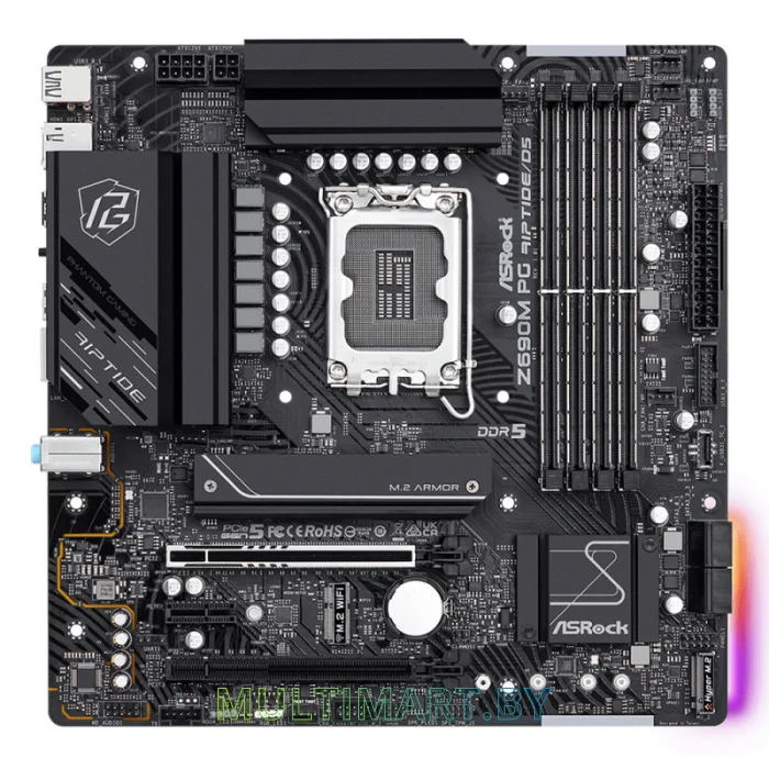 Материнская плата ASRock Z690M PG Riptide/D5